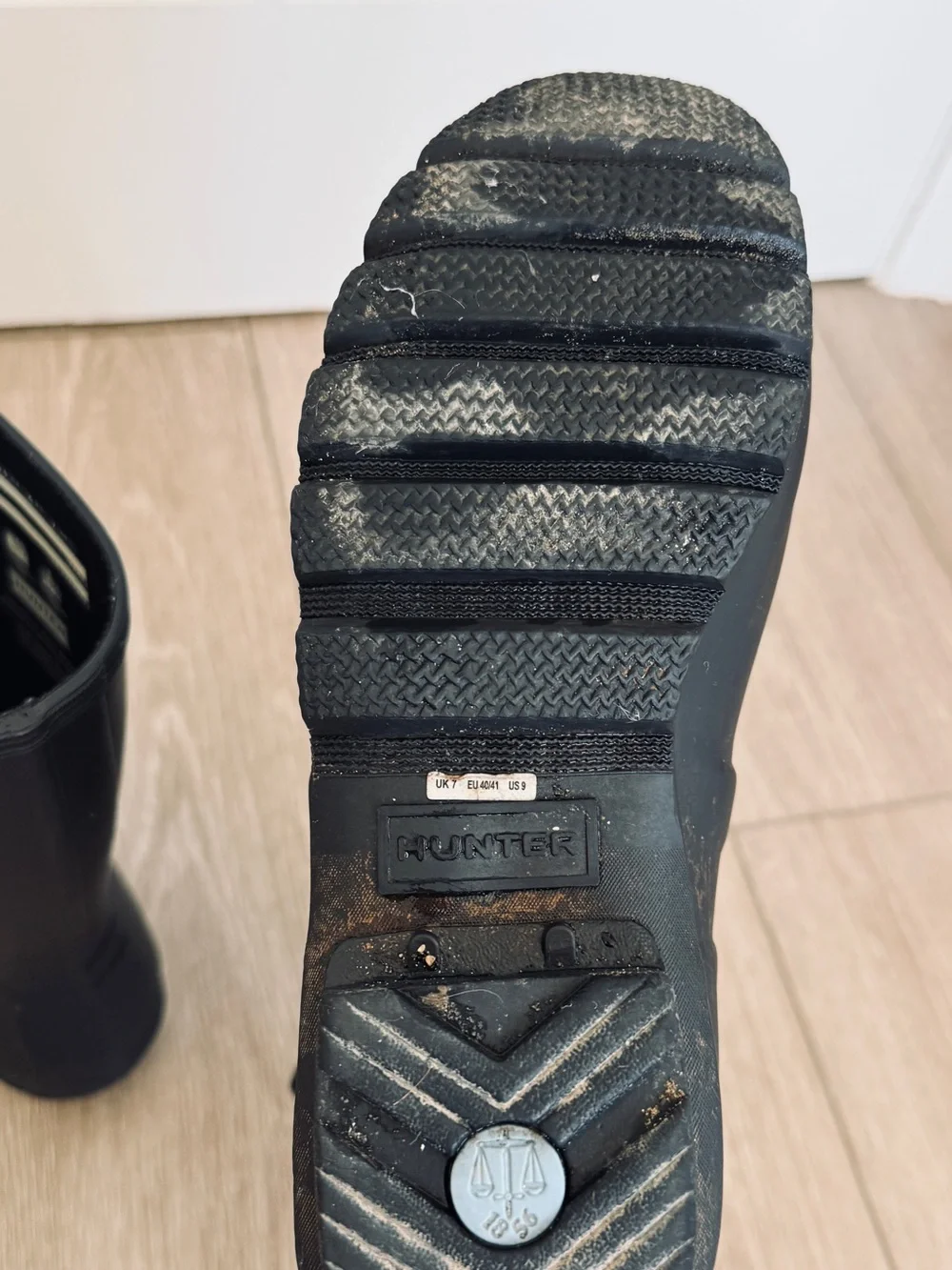 Hunter Original Short Matte Black Rain Boots | Women’s US 9 | Waterproof